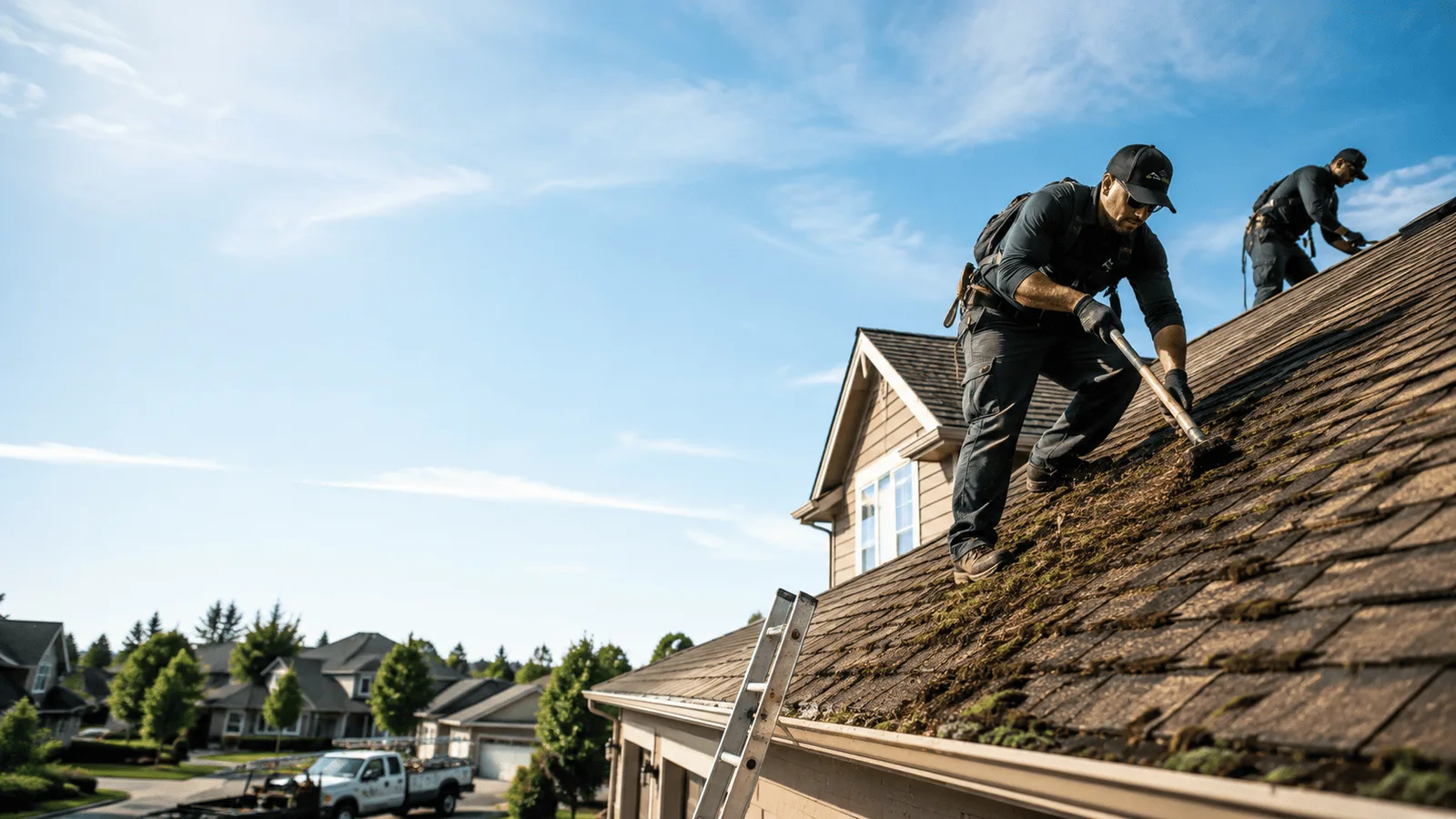 Roof Moss Removal in Fall River, MA near me